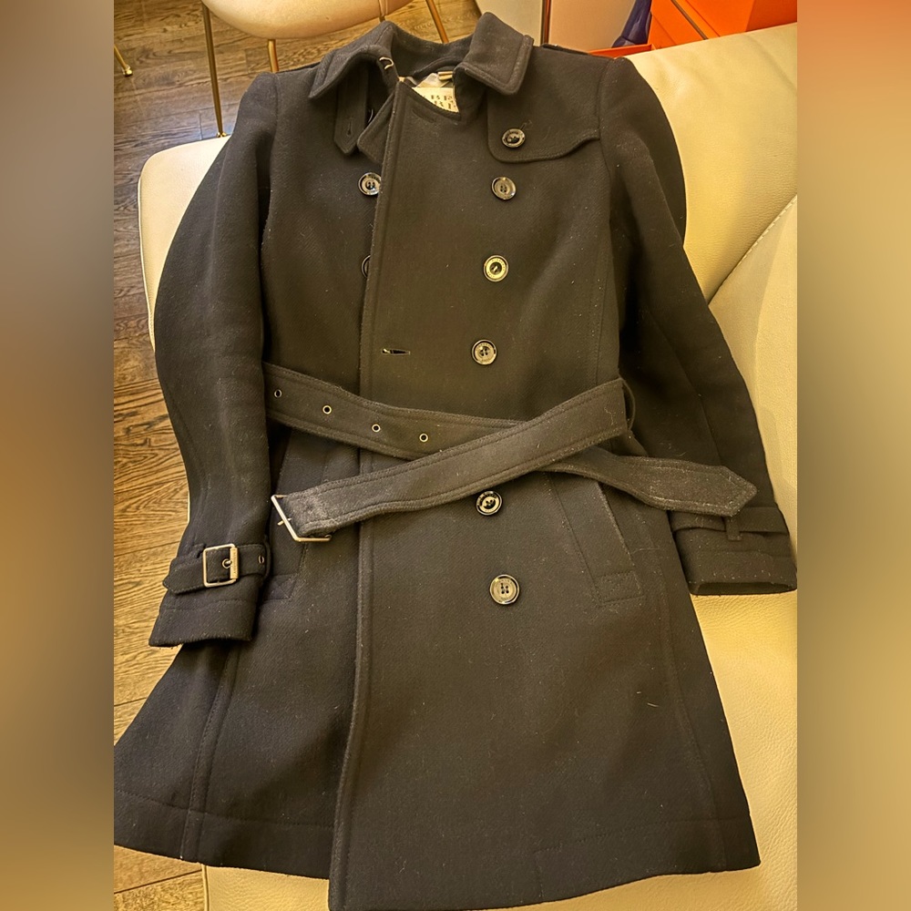 Burberry double breasted trench coat